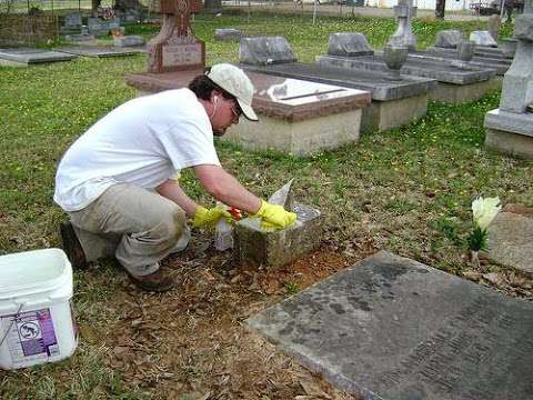 grave cleaning photo